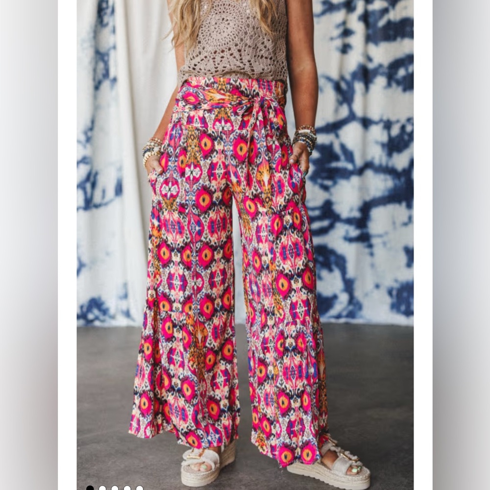 Wavy Boho Pants NWT